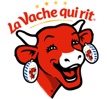 T-shirt La Vache Qui Rit - Logo Officiel - Coton Léger, Coupe Classique