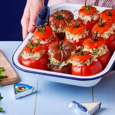 Tomates farcies aux herbes fraîches